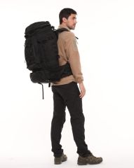 Single Sword Premium Kalite 100+10L Su Geçirmez Outdoor Sırt Çantası SİYAH