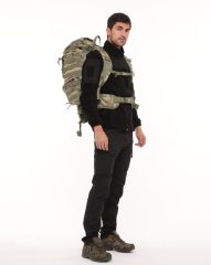 Single Sword Premium Kalite 100+10L Su Geçirmez Outdoor Sırt Çantası KAMUFLAJ
