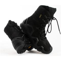 SS602 Fermuarlı/bağcıklı Taktik/outdoor Unisex Kışlık Polis Siyah Bot SİYAH - 47