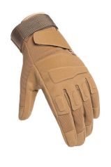 Taktik Tam Parmak Dokunmatik Eldiven-Motosiklet-Bisiklet-Spor-Outdoor-Eldiven BEJ - XL