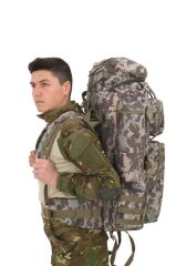 Single Sword 100+10L Su Geçirmez Outdoor Taktik Kamp Çantası MULTİCAM