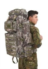 Single Sword 100+10L Su Geçirmez Outdoor Taktik Kamp Çantası MULTİCAM