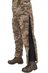 Single Sword Su Geçirmez Kışlık Softshell Mont&Pantolon Salopet Takım MULTİCAM - S