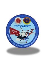 asT625 Gökbey Plastik Cırtlı Arma Patch 9,5 cm