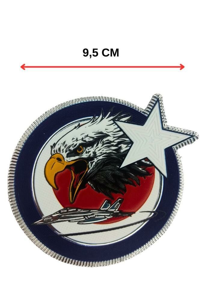 Anadolu Kartalları Plastik Kabartmalı Cırtlı Arma Patch 9.5 cm