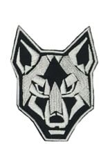 Single Sword Nakış Patch - Kurt Peç SİYAH-BEYAZ
