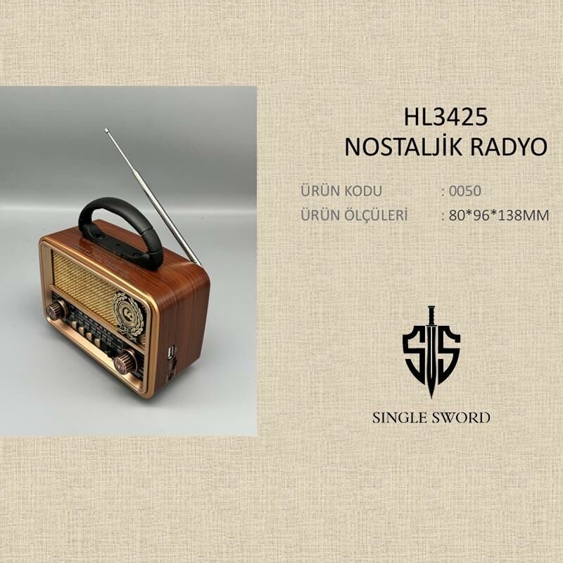 Single Sword Nostajik Radyo HL3425