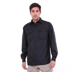 Single Sword Taktik Yazlık Outdoor Erkek Gömlek&Koruma Gömleği SİYAH - 3XL