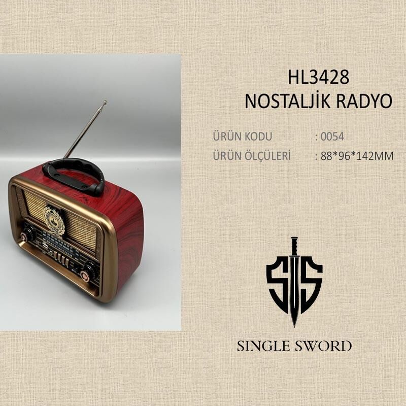 Single Sword Nostajik Radyo HL3428