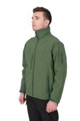 Single Sword Su&Rüzgar Geçirmez Outdoor Softshell Erkek Mont Haki HAKİ - 3XL
