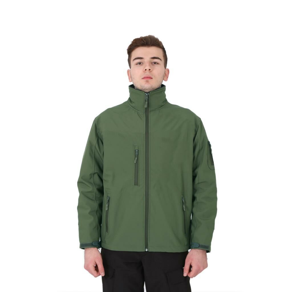 Single Sword Su&Rüzgar Geçirmez Outdoor Softshell Erkek Mont Haki HAKİ - 2XL