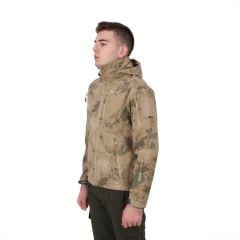 Single Sword Su Geçirmez Outdoor Softshell Taktik Erkek Mont SİYAH - M