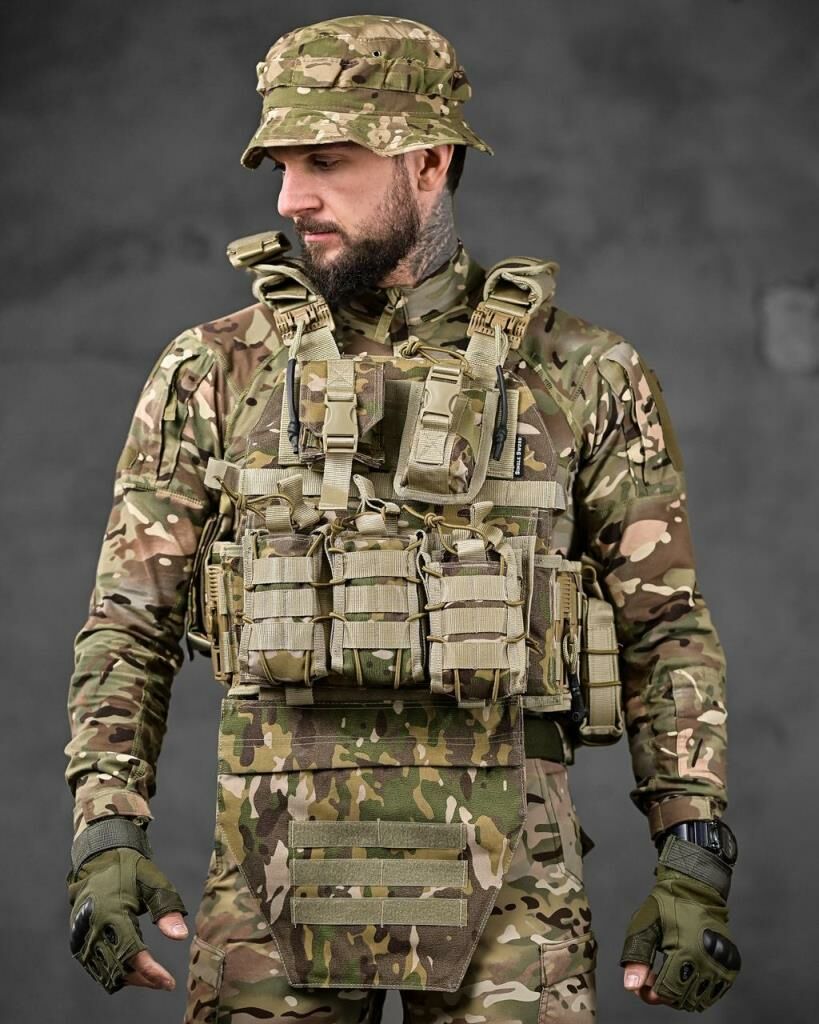 Single Sword Balistik Plaka Takılabilir Yan Korumalı Sırt Çantalı İlk Yardım Çantalı Hücum Yeleği MULTİCAM