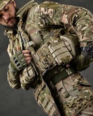 Single Sword Balistik Plaka Takılabilir Yan Korumalı Sırt Çantalı İlk Yardım Çantalı Hücum Yeleği MULTİCAM