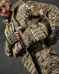 Single Sword Balistik Plaka Takılabilir Yan Korumalı Sırt Çantalı İlk Yardım Çantalı Hücum Yeleği MULTİCAM