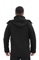 Single Sword Su&Rüzgar Geçirmez Outdoor Softshell Kışlık Erkek Mont (Kapüşonlu) HAKİ - 3XL