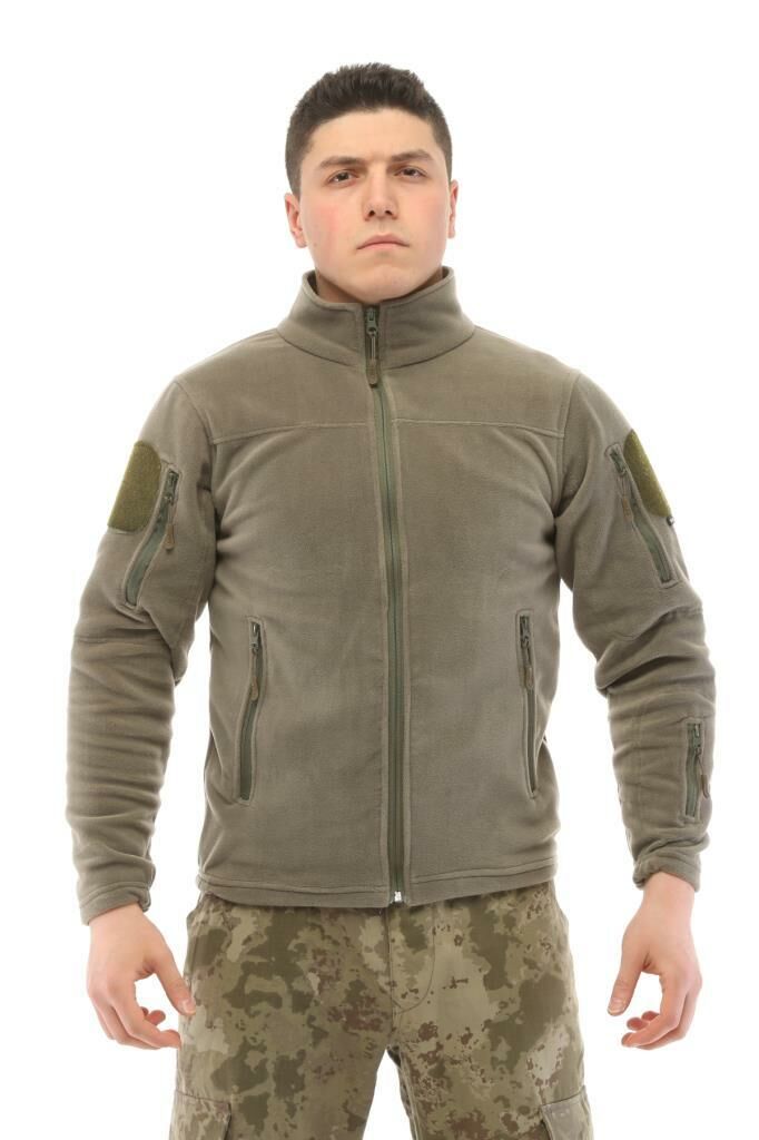 Single Sword Askeri ve Outdoor Erkek&Kadın Taktik Polar Mont-Hırka-Ceket HAKİ - 2XL
