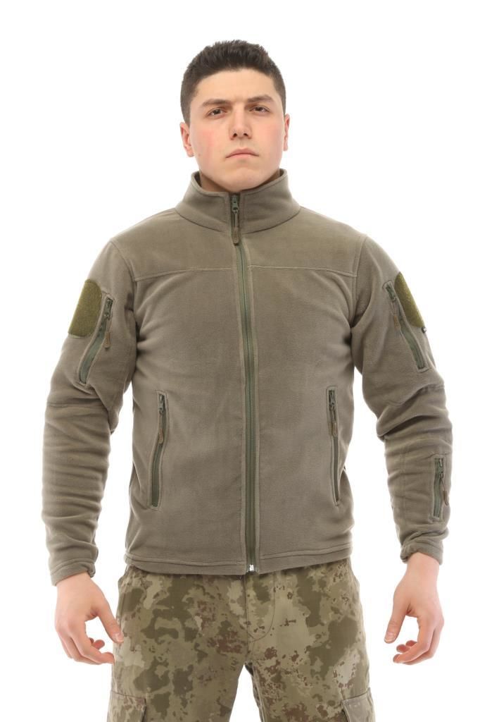 Single Sword Askeri ve Outdoor Erkek&Kadın Taktik Polar Mont-Hırka-Ceket HAKİ - 2XL