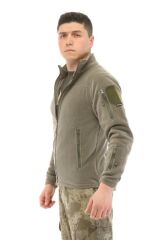 Single Sword Askeri ve Outdoor Erkek&Kadın Taktik Polar Mont-Hırka-Ceket HAKİ - 2XL