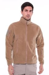 Single Sword Askeri ve Outdoor Erkek&Kadın Taktik Polar Mont-Hırka-Ceket BEJ - 2XL