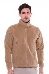 Single Sword Askeri ve Outdoor Erkek&Kadın Taktik Polar Mont-Hırka-Ceket BEJ - 2XL