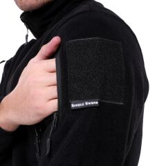 Single Sword Askeri ve Outdoor Erkek&Kadın Taktik Polar Mont-Hırka-Ceket SİYAH - 3XL