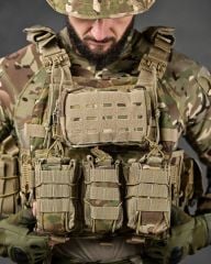 Single Sword Balistik Palaka Takılabilen Pratik Hücum Yeleği Kod-9 IŞIK MULTİCAM