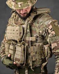 Single Sword Balistik Palaka Takılabilen Pratik Hücum Yeleği Kod-9 IŞIK MULTİCAM