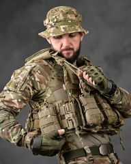 Single Sword Balistik Palaka Takılabilen Pratik Hücum Yeleği Kod-9 IŞIK MULTİCAM