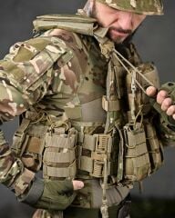 Single Sword Balistik Palaka Takılabilen Pratik Hücum Yeleği Kod-9 IŞIK MULTİCAM