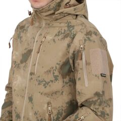 Single Sword Su Geçirmez Outdoor Softshell Taktik Erkek Mont JAN - M