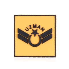 Single Sword Plastik Patch - Peç Uzman Rütbe UZM.KD2 - UZM.KD2