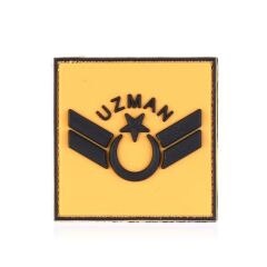 Single Sword Plastik Patch - Peç Uzman Rütbe UZM.ONB - UZM.ONB