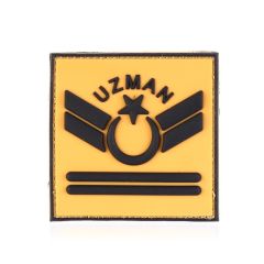 Single Sword Plastik Patch - Peç Uzman Rütbe UZM.KD2 - UZM.KD2