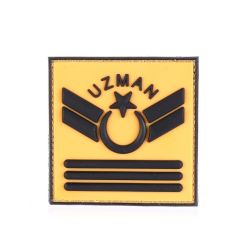 Single Sword Plastik Patch - Peç Uzman Rütbe UZM.KD2 - UZM.KD2