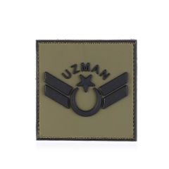 Single Sword Plastik Patch - Peç Uzman Rütbe UZM.ÇVŞ - UZM.ÇVŞ