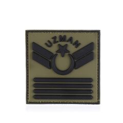 Single Sword Plastik Patch - Peç Uzman Rütbe UZM.KD4 - UZM.KD4