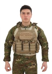 Single Sword Kasırga Tactical Balistik Plaka Takılabilen Açık Cepli Hücum Yeleği MULTİCAM