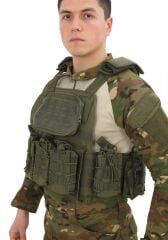 Single Sword Kasırga Tactical Balistik Plaka Takılabilen Açık Cepli Hücum Yeleği BEJ