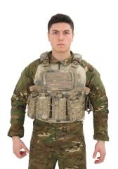 Single Sword Kasırga Tactical Balistik Plaka Takılabilen Açık Cepli Hücum Yeleği BEJ