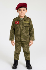 Single Sword Çocuk Asker Kıyafeti JAN - 12