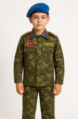 Single Sword Çocuk Asker Kıyafeti Y.TSK - 5