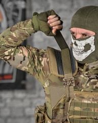Single Sword Kasık Korumalı Pratik Hücum Yeleği Kod-5 PİKSEL