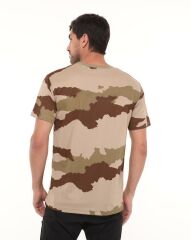 Single Sword Bisiklet Yaka Kısa Kollu Kamuflaj Erkek T-Shirt Ç.KAMUFLAJ - 2XL