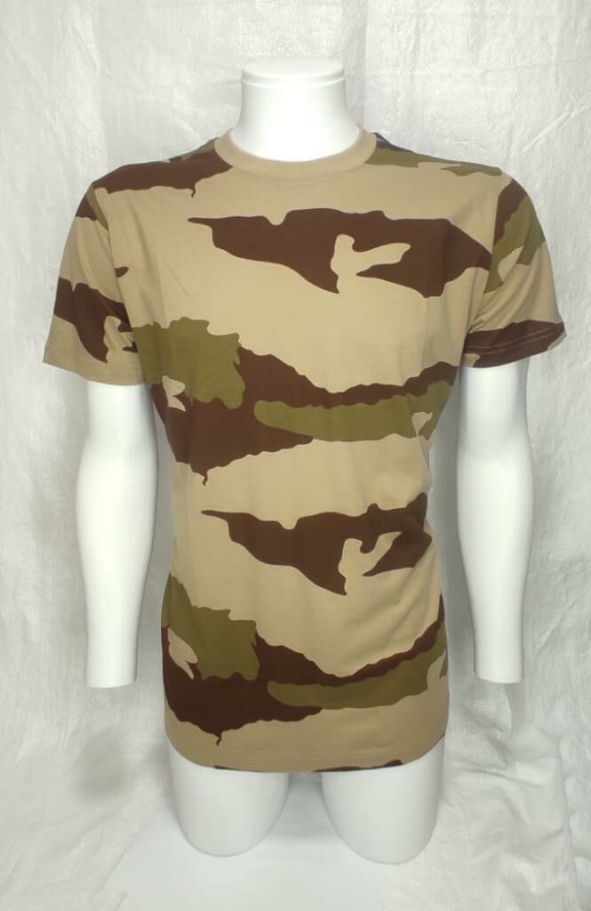 Single Sword Bisiklet Yaka Kısa Kollu Kamuflaj Erkek T-Shirt Ç.KAMUFLAJ - 2XL