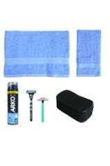 6 Parça Acemi-bedelli Lüks Banyo ve Traş Askerlik Seti