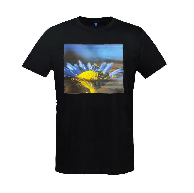 Ukrayna Tema Logolu Kadın T-Shirt SİYAH - XS