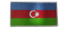 Single Sword BAYRAK Nakış Patch - Peç 10 Cm X 4,5 Cm KIRMIZI