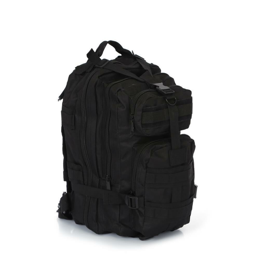 Single Sword 30L Taktik Outdoor Kamp Seyahat Sırt Çantası SİYAH