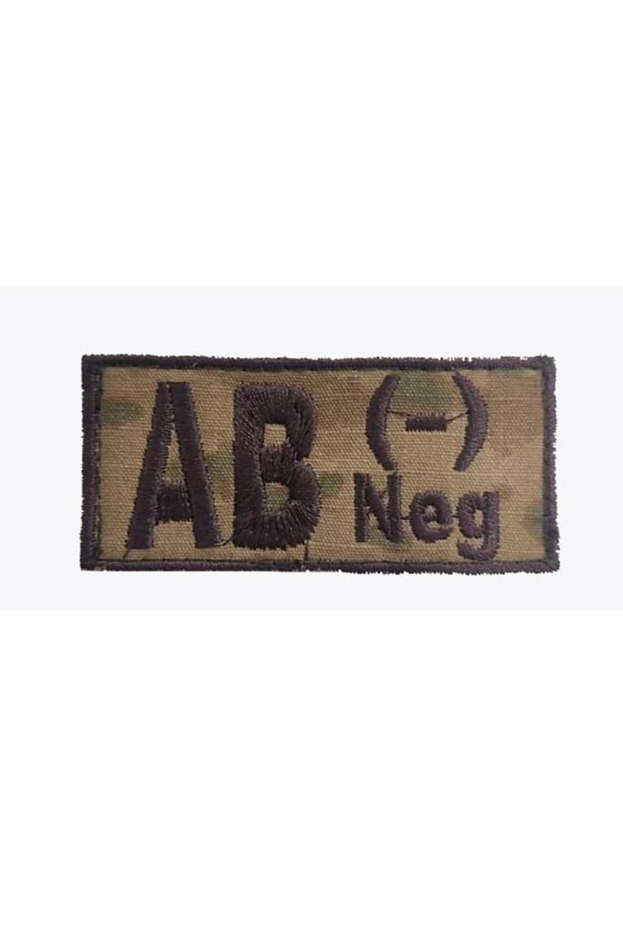 Single Sword Nakış Kan Grubu Patch - Peç JAN - AB RH (-)